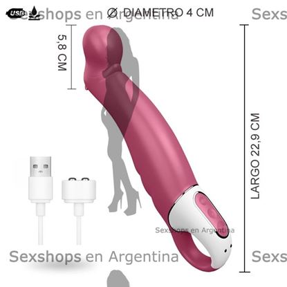 Vibrador estimulador de punto G con 12 modos de vibracion